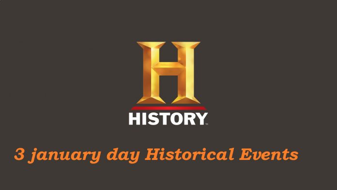 3 january day historical events hindi