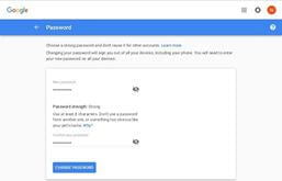 How to change Gmail password