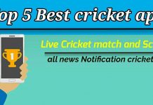 Best live cricket match app