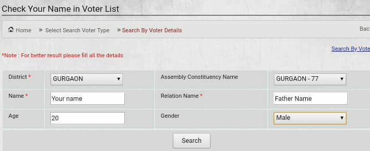 how to check voter list