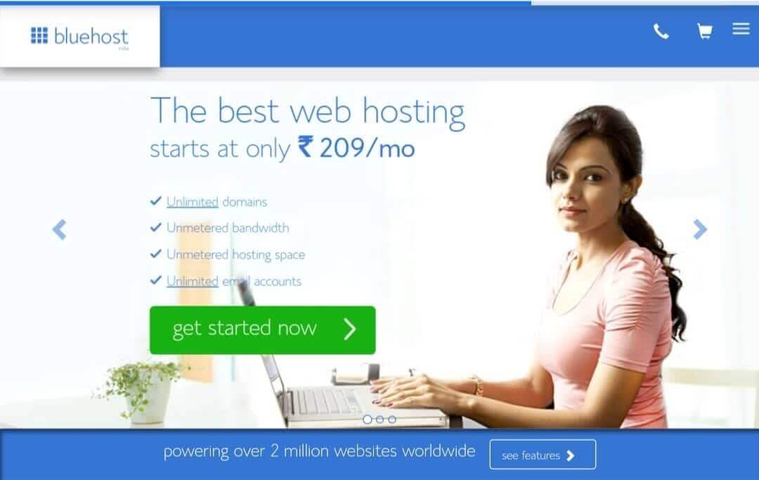 bluehost web hosting offer hindi