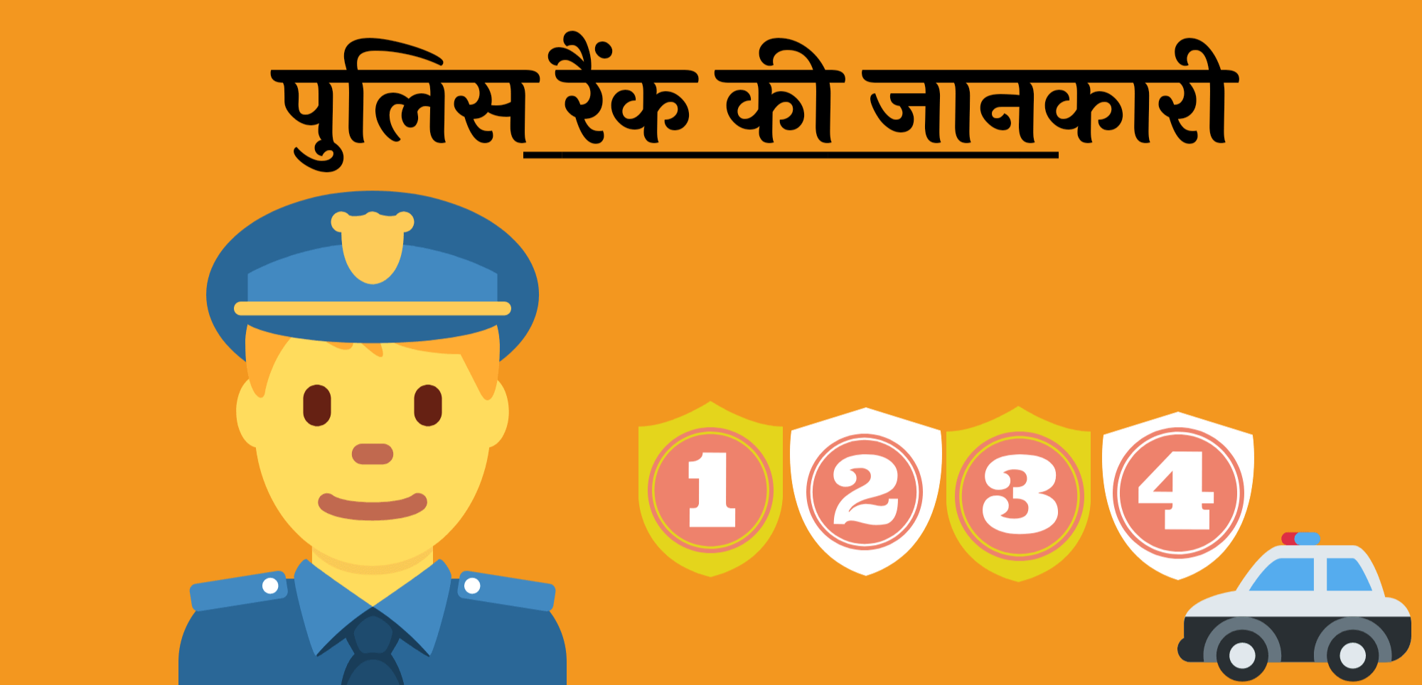 indian Police Rank list and salary Hindi