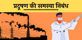 nibandh Essay on Pollution pardudhan hindi me