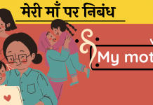 10 Line Meri Maa Mother short essay hindi