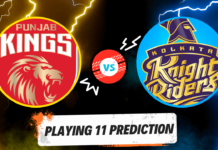 PBKS Vs KKR Dream11 OR My11Circle Team Prediction Pitch Report Records Hindi