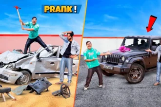 The Most Epic Car Prank Destroyed a Friend’s Car, Then Gave Him a THAR 4x4