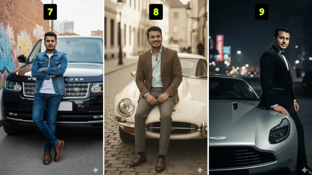 Gemini Luxury Car Prompts cars Lover Turn Photo into Million-Dollar Luxury Car Lifestyle