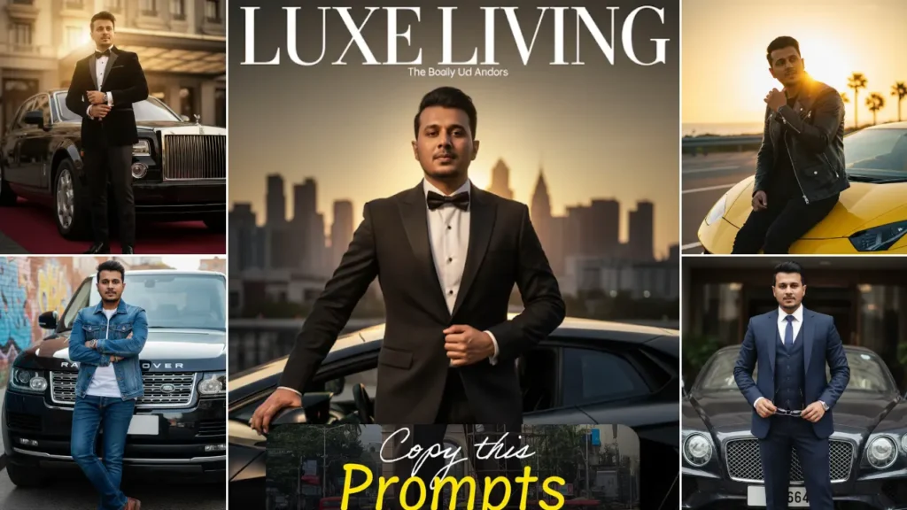 Google Gemini Luxury Car Prompts for cars Lover Turn Your Photo into Million-Dollar Luxury Car Lifestyle