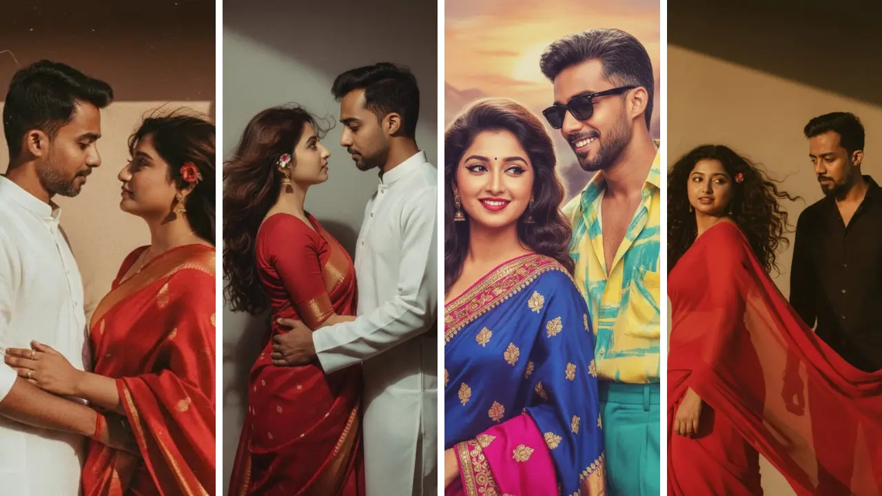 Google Gemini Retro Couple Photo Trend Prompt
