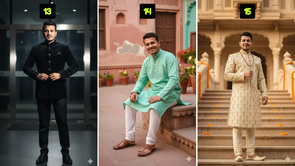 Indian Outfit Prompts for Boys Turn Your Photo into Traditional Looks Google Gemini Photo Editing