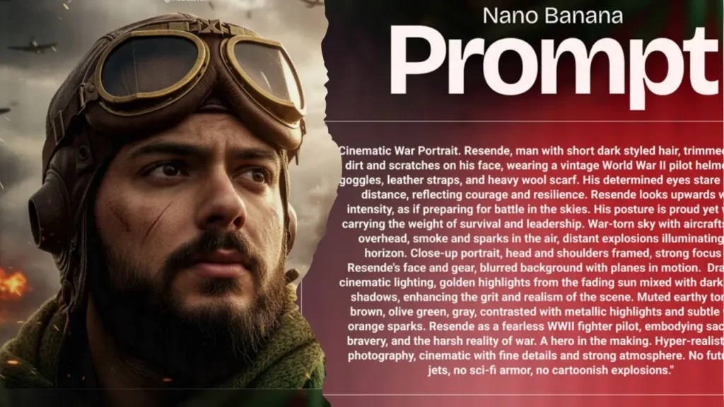 Gemini Prompts to Turn Your Photo Into a Realistic WWII Fighter Look